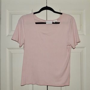 Ribbed Crop Shirt